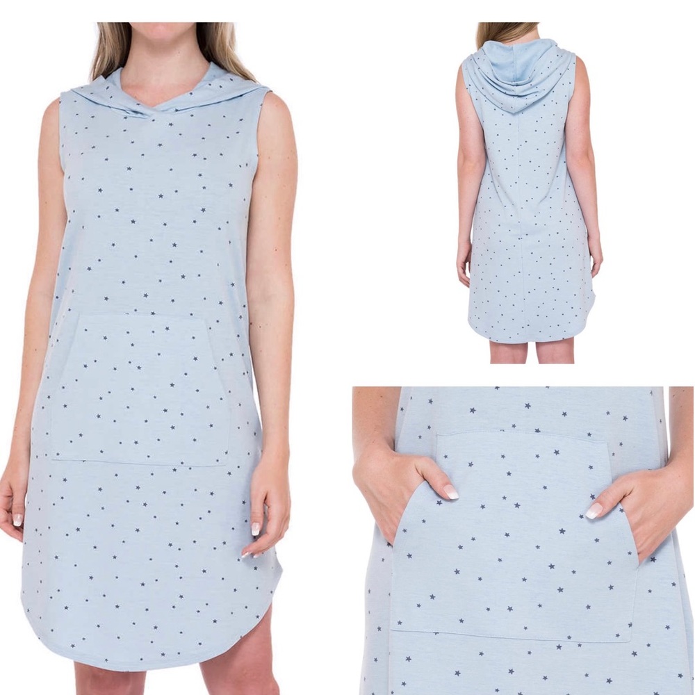 *NEW* Bobeau Hooded Sleeveless Dress